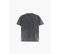 247 By Represent Mens Pewter Team Brand-print Oversized Cotton-jersey T-shirt Xl