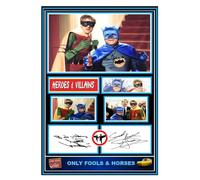 (247) Only Fools And Horses (david jason nicholas lyndhurst as batman & robin) Tv Show Cast Signed A4 Photograph (21 X 297 CM) Art Work Wall Art Display (REPRINT) #####