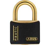24728 Abus T84MB/40 40mm Padlock Black Nautic Rustproof Black Keyed 8401