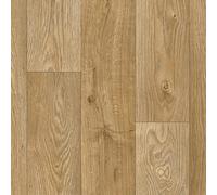 247Floors Classic Wood Style Magic Vinyl Flooring Realistic 2.8mm Thick Slip Resistant Foam Backed Lino (Oak Country Wood Planks, 3m x 4m)