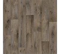 247Floors Forli Wood Plank Effect Vinyl Flooring 2.3mm Realistic Foam Backed Slip Resistant Lino (7.5m x 2m / 24ft 7" x 6ft 6", Beige Brown Planks)