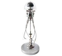 247PCS Metal Jellyfish Model Kit with LED Lights, 3D DIY Steampunk Mechanical Puzzle, Ocean Creature Assembly Model, Collectible Desk Decor Creative Gift