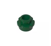 24866 Ornaments Plant, Flower, Plate Round 1x1 with 5 Petals 50 Pieces GDS-1436 Compatible with Lego Building Blocks Color:Dark Green