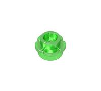 24866 Plant, Flower, Plate Round 1X1 with 5 Petals 50 Pieces High-Precision MOC Building Bricks Replacement Parts Compatible with Lego bricks GDS-1436 Trans Green