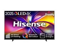 Hisense 43" 43E78QTUK QLED Smart AI TV - 4K Direct Lit Viewing, Quantum Dot Colour, Hi-View AI Engine, Dolby Vision, Dolby Atmos with Freely, Disney +, YouTube, Netflix