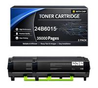 24B6015 Toner Cartridge With Chip Compatible for Lexmark 24B6015 | High Yield 35000pages Work with M5155 M5163 M5170 XM5163X M5170X M5263 Printers,Black-2pack