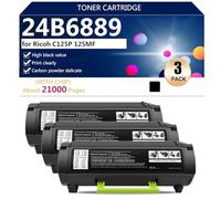 24B6889 Black Hight Capacity Toner Cartridge Replacement for Lexmark M1246 XM1246 Printer, 21000 Pages,Black-3 pack