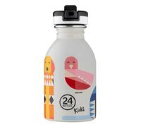 24Bottles Kids - Children's Water Bottle with Straw 250 ml, Thermos Flask Children 24h Cold 12h Hot, Water Bottle 100% Sealed Lid, Environmentally Friendly Drinking Bottle Stainless Steel, Best Friend