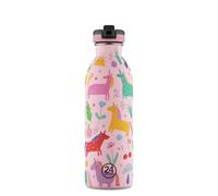 24BOTTLES KIDS - Children's Water Bottle with Straw for Elementary School and Kindergarten 500 ml, Children's Water Bottle 100% Airtight in Stainless Steel BPA Free Ultralight [Non-Thermal], Magic