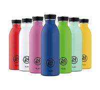 24Bottles Super Lightweight Water Bottle | Reusable Stainless Steel Bottle BPA | Urban Bottle | Original Italian Design - Gold Blue 1000 ml