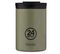 24Bottles Thermal Travel Mug | Stainless Steel Thermos Mug BPA | 12Hours Cold 6Hours Hot | Travel Tumbler | Original Italian Design (Sage, 350ml)