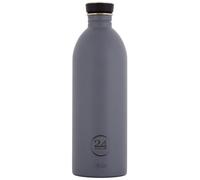 24Bottles Urban Water Bottle 1 L, Water Bottle 100% Sealed Lid, Environmentally Friendly Stainless Steel Drinking Bottle, Sports Water Bottle, Ultralight (Non-Thermal), Italian Design, Formal Grey