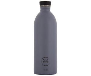 24Bottles Urban Water Bottle 1 L, Water Bottle 100% Sealed Lid, Environmentally Friendly Stainless Steel Drinking Bottle, Sports Water Bottle, Ultralight (Non-Thermal), Italian Design, Formal Grey