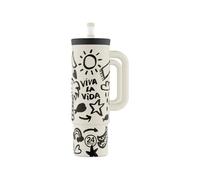 24bottles Viva La Vida straw cup (800ml) - Neutrals OS
