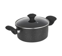 (24cm Casserole Pot) Stainless Steel Induction Base Saucepans Pots Casserole Set Soft Touch Handles