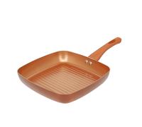 (24cm) Forged Aluminium Ceramic Coated Griddle Pan