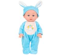 24cm Realistic Baby Dolls Reborns Girl Doll With Lovely Jumpsuit Life Like Educational Reborns Grandma Parenting Game Toy Interactive Family Entertainment Toy