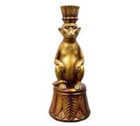 24cm Tall Decorative Gold Monkey Candle Stick Holder Home Decoration Ornament Statue Figurine