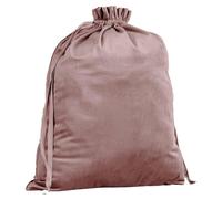 (24cm x 17cm, Rose Quartz) Bagbase Plain Velvet Gift Bag