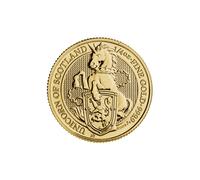 24ct Gold Queen Elizabeth II 1/4oz The Queens Beasts 'The Unicorn' Coin