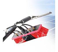 24FT Carbon Fiber Teles Pole with Water Flow Brush System - Professal Quali for High Reach Conserva Cleaning & Solar Panel Maintenance