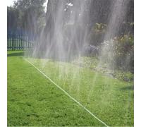 24ft Flat Soaker Hose - Double Layer Heavy Duty, 80% Water Saving Drip Irrigation for Garden, Lawn, Vegetable Plot