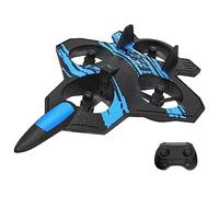 24G Remote Control Helicopter Foam Aircraft Stunt Flip Intelligent Fixed Height Hovering Aerial Photography Drone Toy for Adults Kids (A, A)