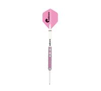 (24G) Unicorn Autograph Dart Set Tungsten Style 1 Steel Tip Pink Ringed 22/24/26/28g