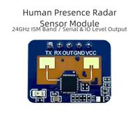 24GHz FMCW Human Presence Sensor Module LD2410C for Indoor Motion & Static Detection, UART/GPIO Interface, ±60° Coverage, 6m Range