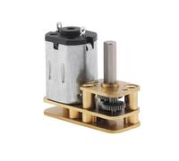24GM N20 Gearbox Motor 3V 15RPM U-Shaped Precision Reduction Gear Motor for Smart Lock Small Appliances Electronic Toy