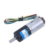 24gp-370 DC12V-9/12/19/40-1200RPM Planetary Geared Motor Hall Encoder Reversible Adjustable Speed 1Pcs(Shaft length 4mm,240RPM)