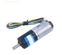 24gp-370 DC12V Planetary Geared Motor With Hall Encoder Reversible Adjustable Speed And Speed-measuring Motor(Shaft length 4mm,375RPM)
