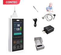 24h infant neonate pulse oximeter, pediatric SPO2 monitor blood oxygen+software
