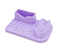 24Hole Nails Drill Machine & Bits Storage Box Grinding Bit Organizers Tool Displayer Holder Case Acrylic Nail Drill Bits Holder