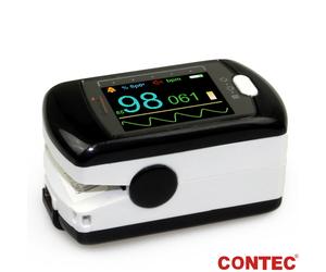 24hr Finger Pulse Oximeter SpO2 PR Blood Oxygen Monitor Alarm, USB, Rechargeable