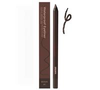 24Hr Waterproof Eyeliner, Duo Sharpenable Eyeliner, No Smudging, Fading, Smooth And Easy to Color, Long-Lasting Makeup Eye Liner Pencils, for Beginners and Daily Makeup (Brown)