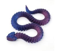 24in 3D Animals Printed Snake Toys,Fidget ADHD Snake FlexibleToys, Surprise Mystery Perfect Desk Pet for Animal Collectors