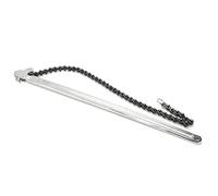 24in Chain Wrench,Pipe Wrench Ratcheting Chain Wrench Chrome Vanadium Steel Adjustable Diameter Long Handle Articulation Tool for Car Repairs or Pipeline Installations