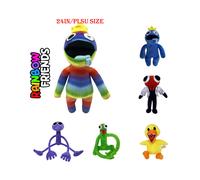 24in Rainbow Roblox Friends Plush Toy Blue Purple Stuffed Doll Kid Xmas Gift