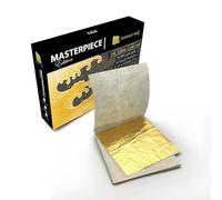 24K Edible Gold Leaf Sheet 99.99% GoldleafKing Masterpiece Edition 10, 20, 30 Sheets Pack | 2 inches | 5x5cm Impulse Masterpiece (Masterpiece Edition - 10 Sheet)