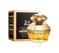 24k Gold Collagen Cream with Snail Mucus Secretion, Moisturising Firming Promotes Collagen Synthesis Gives Skin More Elasticity and Firmness 60g