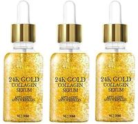 24K Gold Collagen Serum, 24K Gold Serum Moisturizing Essence, Facial Moisturizing Serum Lifts and Tightens Skin Fades Fine Lines (1pcs)