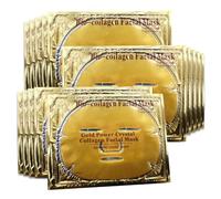 24k Gold Gel Facial Mask,SkinCare Facial Patch Collagen Face Mask for Moisturizing, Puffiness, Anti Wrinkle and Hydrateing Your Beautiful Face (Pack of 15)