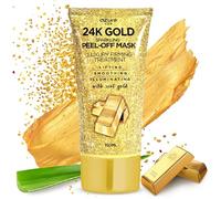 24K Gold Luxury Sparkling Firming Peel Off Mask by Azure - Remover Blackheads, Dirt & Oils | Firms & Moisturises | Reduces Wrinkles, Fine Lines & Acne Scar | -150 ml