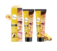 24k Gold Peel Off Face Masks, Gold Face Peel Anti Wrinkle Anti Aging Facial Mask, Rip-Off Mask, Oil Control, Shrink Pores, Deep Cleansing, Off for Man & Women (2Pc)