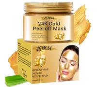 24K Gold Peel Off Masks - Anti Wrinkle Face Mask - Deep Cleaning Firming Peel off Face Mask for Face & Nose- Skincare, Reduces Wrinkles, Anti-Aging, Pore Minimizer & Exfoliator