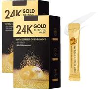 24k Gold Sleeping Mask, Collagen-rRich Skin Care Products, A Peel-off Mask For Reducing Fine Lines, Clearing Pores, And Anti-Aging