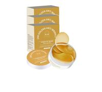24k Gold Snail Under Eye Patches, Collagen Hydrating Cooling Eye Mask, Anti-Aging Eye Patches, for Puffy Eyes, Fine Lines, Dark Circles Bags, Firming Brightening Eyes for Women (3)