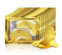 24k Gold Under Eye Masks For Dark Circles 15 Pairs Collagen Under Eye Patches Anti-Aging Hyaluronic Acid For Moisturizing & Reducing Dark Circles Eye Pads For Puffy Eyes Gel Patches Kincare