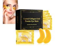 24K Under Eye Treatment Masks, 25 Pairs Gold Under Eye Gel Patches,Natural Gel Eye Masks, collagen eye patches, for Dark Circles, Puffy Eyes, Wrinkle, Remove Eye Bags, Hydrating, Soothing